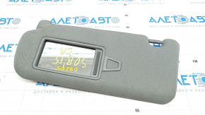 Left visor Kia Sorento 10-15 gray, without hook, for dry cleaning