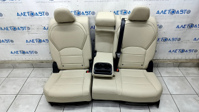 Rear row of seats 2nd row Infiniti QX50 19- beige leather