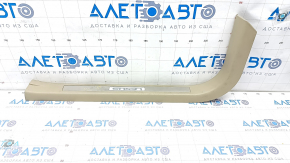 Door sill trim with illumination front left Lexus RX300 RX330 RX350 RX400h 04-09 beige, scratches, bumps
