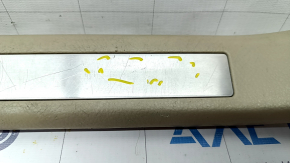 Door sill trim with illumination front right Lexus RX300 RX330 RX350 RX400h 04-09 beige, scratches, bumps