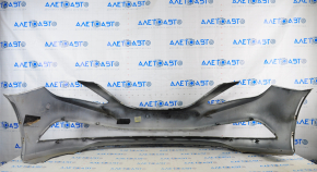 Front bumper bare Hyundai Sonata 11-15 silver SM scratches