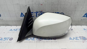 Side mirror left Infiniti QX50 19-5 pins, turn signal, white QAB