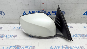 Side mirror right Infiniti QX50 19-5 pins, turn signal, white QAB