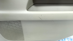 Door trim card rear right Lexus RX300 RX330 RX350 RX400h 04-09 beige with beige insert leather, armrest leather, molding gray, scuffed, scratches