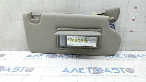 Right visor Infiniti QX50 19- gray, without hook, for dry cleaning