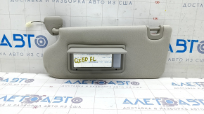 Left visor Infiniti QX50 19- gray, without hook, for dry cleaning