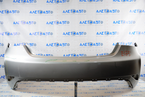 Rear bumper bare Hyundai Sonata 13-14 silver SM pressed