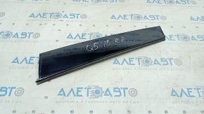 Door trim side rear right Audi Q5 80A 18-24 front, black gloss