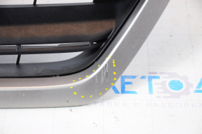 Radiator grill Subaru Legacy 15-19 black with emblem, sand, chips