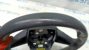 Bare steering wheel Audi Q5 80A 18-20 leather, gray, chemically treated, scratches