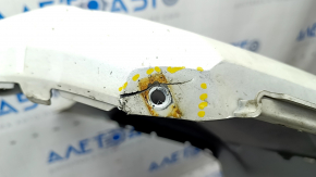 Bare front bumper Infiniti QX50 19- white QAB, cracked mount, scratch