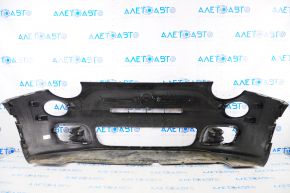 Front bumper bare Fiat 500 12-17 Sport black PXR scratches, mounts peeled off