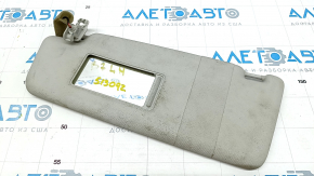 Left visor VW Passat b7 12-15 USA gray, for backlight, without hook, for dry cleaning, without plug