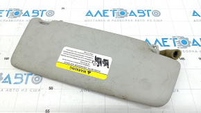 Left visor VW Passat b7 12-15 USA gray, for backlight, without hook, for dry cleaning, without plug