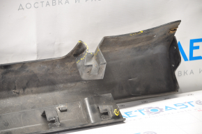 Right threshold Ford Fusion mk5 13-20 black UH, with seal, broken fastening, dented, scratches