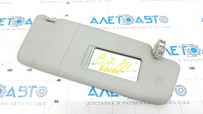 Right visor VW Passat b7 12-15 USA gray, without hook, for dry cleaning, without plug