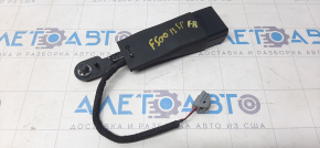 Passenger seat belt latch Fiat 500 12-19 black with sensor
