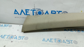 Front pillar trim left Audi Q5 80A 18-24 beige, chemically treated, fabric peeled off, broken fastener