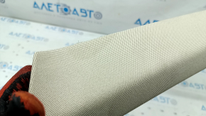 Front pillar trim left Audi Q5 80A 18-24 beige, chemically treated, fabric peeled off, broken fastener