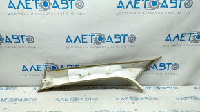 Front pillar trim right Audi Q5 80A 18-24 beige, cracked mount