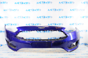 Front bumper bare Ford Focus mk3 15-18 rest blue L1 pressed