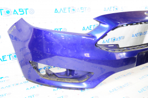 Front bumper bare Ford Focus mk3 15-18 rest blue L1 pressed