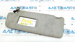 Left visor VW Passat b8 16-19 USA gray, without hook, for backlight, without plug, for dry cleaning