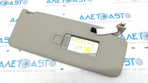 Right visor VW Atlas 18 - grey, without hook