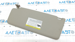 Right visor VW Atlas 18 - grey, without hook