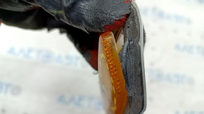 Front bumper reflector left Audi Q5 80A 18-20 broken, peeled off