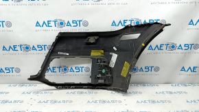 Front bare bumper right side Audi Q5 80A 18-20 without parking sensors, under headlight washer, black