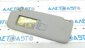 Left visor VW Jetta 19 - gray without hook, broken fastening