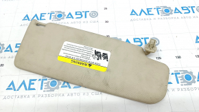 Left visor VW Jetta 11-18 USA beige, without backlight, without hook, for dry cleaning