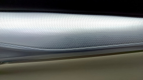 Door trim card front right Infiniti QX50 19- beige leather scratches and nicks on the trim