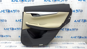 Door trim card rear right Infiniti QX50 19- leather beige