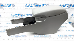 Console central armrest Toyota Camry v40 gray, scratches, pokes on leather