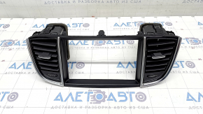 Front panel air duct deflector central Infiniti QX50 19- with overlay