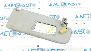 Right visor VW Jetta 11-18 USA gray, for backlight, without hook, for dry cleaning