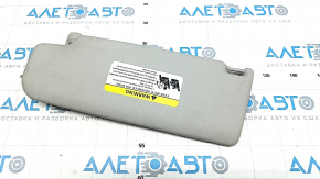 Right visor VW Jetta 11-18 USA gray, for backlight, without hook, for dry cleaning
