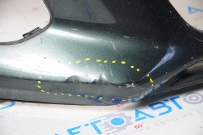 Front bumper bare Ford Fusion mk5 13-16 without parking sensors graphite HN, pressed, scratches, broken fastener