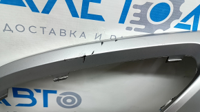 Rear bumper lip Audi Q5 80A 18-20 gray, scratches, pressed, unstuck