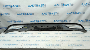 Rear bumper lip Audi Q5 80A 18-20 gray, scratches, pressed, unstuck