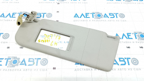 Left visor VW Jetta 11-18 USA gray, without hook, for backlight, crack in fastening