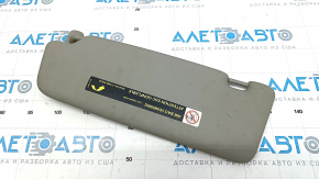 Right visor Audi Q5 8R 09-17 gray. without hook, broken fastening