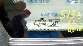 Window blind glass rear left Audi Q5 80A 18-24 mat, broken guides, pokes