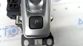 Gear shifter with handle Infiniti QX50 19- leather black, worn