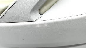 Door trim card rear left Toyota Camry v40 gray leather, plastic turned white, scratches, leather defect