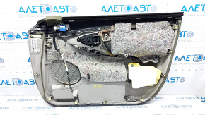Door trim card front left Toyota Camry v40 leather gray, plastic turned white, leather defect