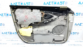 Door trim card front right Toyota Camry v40 gray leather, scratches, whitened plastic, leather defect