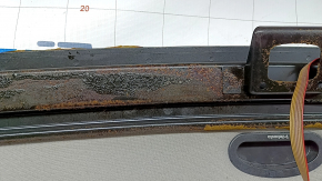 Hatch assembly 480mm x 840mm, grey curtain, for cleaning, rusty
